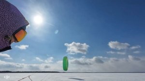 Сноукайтинг по болоту 17.04.2025