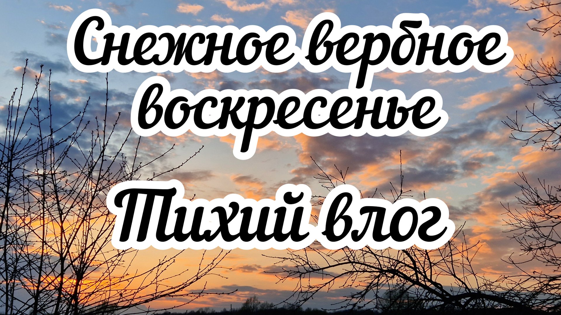 Тихий влог 🏠 Новое окно 🪟 Снежное вербное воскресенье ❄️ смотреть онлайн