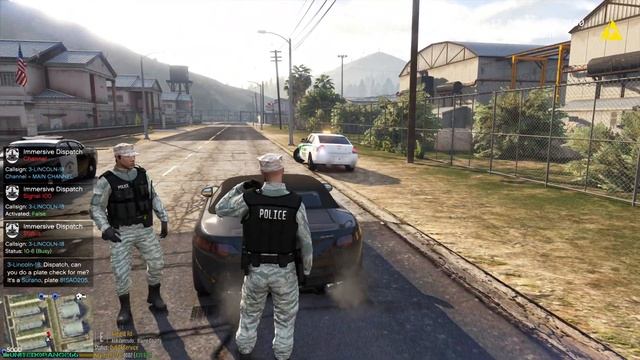 GTA V - LSPDFR 0.4.9🚔 - FZMP/U.S. Military Police - Stolen Military Vehicle | Attack On Base - 4K