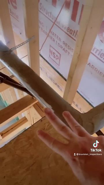 New construction follows all codes…right? #newbuild #homeinspection #codes #dryer #dfwrealtor