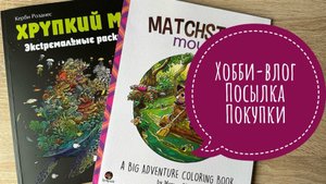 Хобби-влог. Покупки и очень приятная посылка. Что сейчас раскрашиваю?