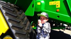 Машинки для мальчиков Видео для детей про Трактора и Спецтехника  KIDS on tractors tractor for kids
