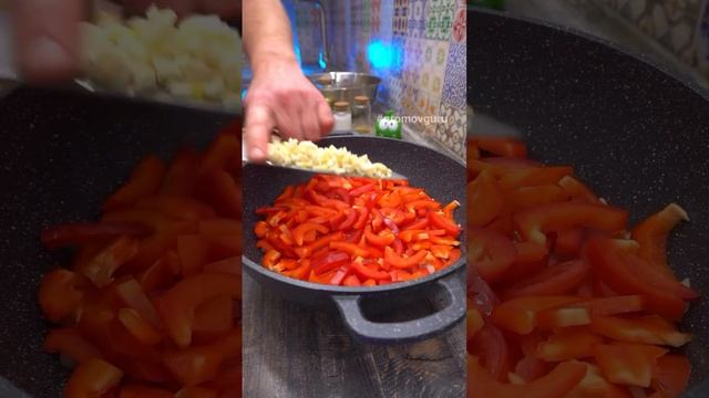 🐟 Сочный минтай с овощами на сковороде