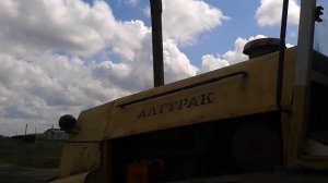 Трактор Т-404 звук двигателя Д-461-13