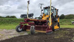 Beacon Arenas new SharpGrade 2.2 DGR fitted to their JCB 1CXT that we visited for Earthmovers Mag.