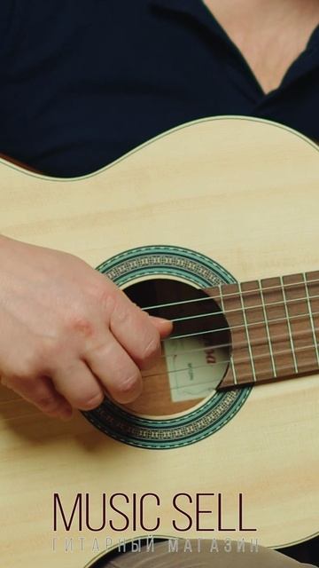 ИСПАНСКАЯ КЛАССИЧЕСКАЯ ГИТАРА ЧЕТЫРЕ ЧЕТВЕРТИ ALMANSA МАССИВ ЕЛИ ENIO - MUSIC SELL