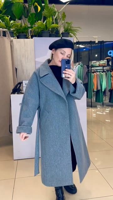 Осенне-зимнее драповое пальто шикарного качества от Казахстаного бренда 