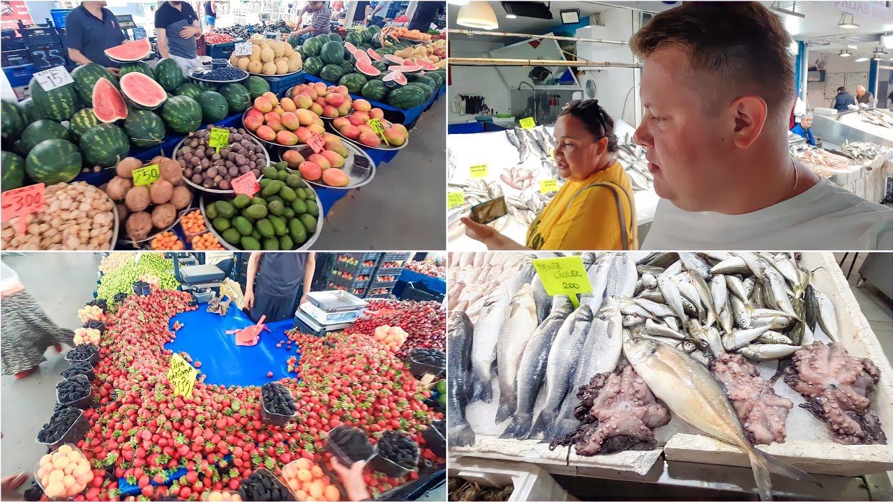 ТУРЕЦКИЙ РЫНОК ЦЕНЫ НА ФРУКТЫ, ОВОЩИ, МОРЕПРОДУКТЫ 2023 СОПРОВОЖДАЕТ ИННА СУДАКОВА❤