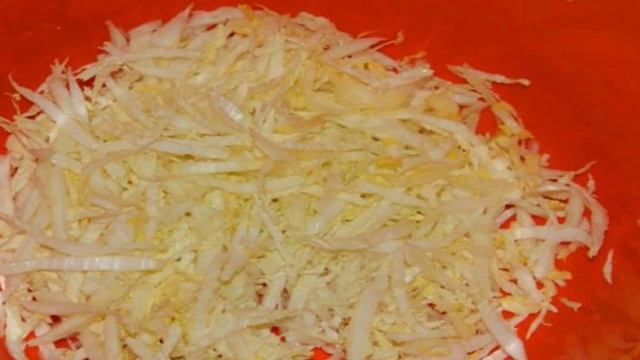 Салат из пекинской капусты с ветчиной