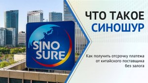 Sinosure — как получить отсрочку платежа от китайского поставщика через страхование Синошур