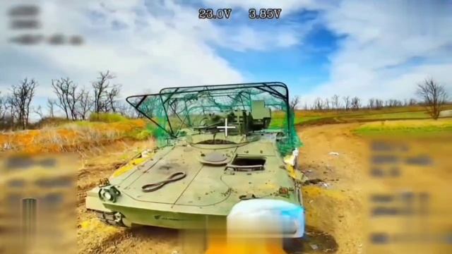 Поражение техники ВСУ FPV-дронами "КВН"