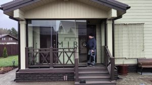 Остекление крыльца в КП Сувантоярви