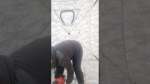 аккумуляторный ледобур для рыбалки Parson 42V #рыбалка #якутия #бур #ледобур