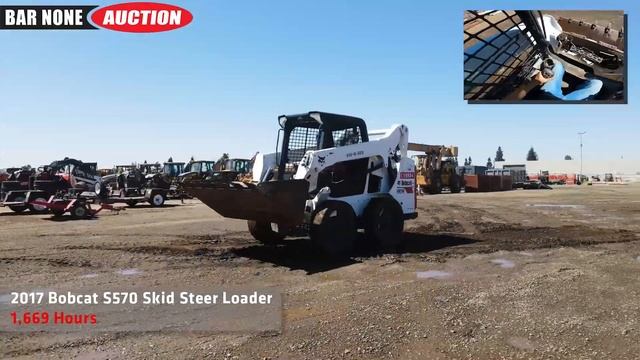 2017 Bobcat S570 Skid Steer Loader