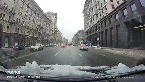 Driving in Moscow agglomeration: Текстильщики - Отрадное 25/11/2023 (timelapse 4x)