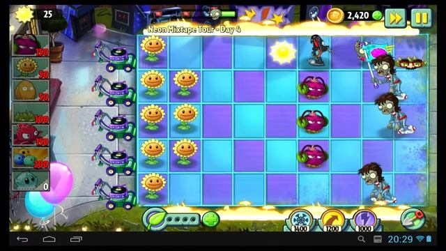 Plants vs Zombies 2 - Neon Mixtape Tour - Day 4 смотреть онлайн