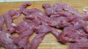 Свинина под остро медовым соусом