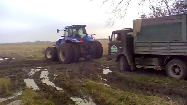 камаз камаза и трактор