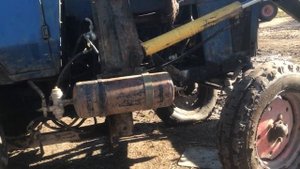 БОТВОРЕЗКА!косим ботву на картошке МТЗ 80!