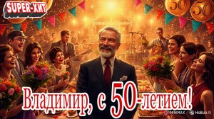 Владимир с 50-летием! (песня на заказ - Музыкальный Апельсин)