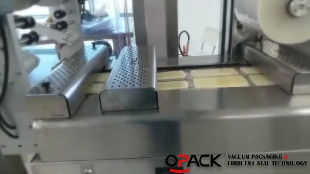 УПАКОВКА БЛОКА СЫРА 4кг В ВАКУУМ НА ТЕРМОФОРМЕРЕ / OPACK QZ 1000 MIDI