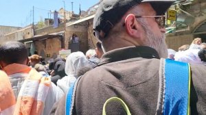 Крестный ход Страстной пятницы - по Виа Долороза к месту Распятия Иисуса Христа на Голгофе