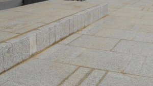 Придверная ступенька из гранитной брусчатки . Как это делается  Мостовая ру.