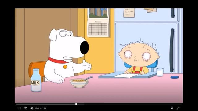 Family Guy S.18: Stewie is scared of Santa смотреть онлайн