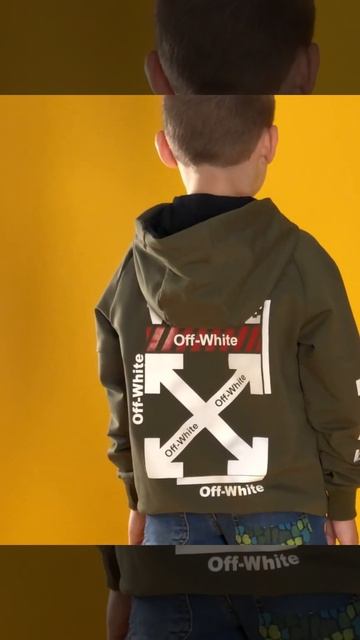 Детское Худи, кенгуру, кофта с капюшоном цвета хаки смотреть онлайн