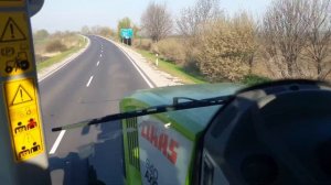 Claas Axion 940 Vonulás Farmet Kompaktomat K1000