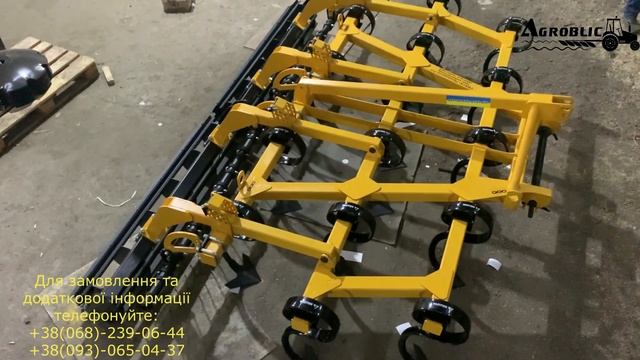 Огляд культиватора навісного TelLus-3-3 ( S-подібна стійка Bellota)