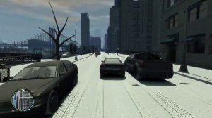 GTA4 - Winter in the game. Snow mod.