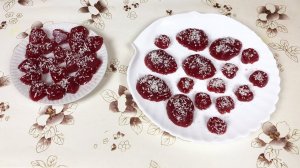 Новогодний мармелад из клубники! Вкусно, полезно и очень быстро.