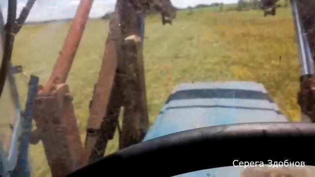 Сенокос 2016.Т-40АМ+КСН-2.1 смотреть онлайн