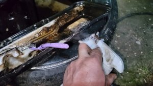 Как быстро отмыть лаковые отложения картера и нагар двигателя.