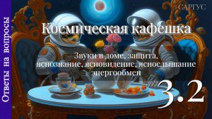 #155 Звуки в доме. Защита. Яснознание, ясновидение, яснослышание, энергообмен.Космическая кафешка3.2