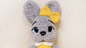 Зайка длинноножка 2 часть. Вяжем вместе.