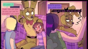 СПРИНГТРАП и ДЕЛИЯ. Лучший комикс. Видео-обзор. 4 Часть. Springtrap and Deliah.