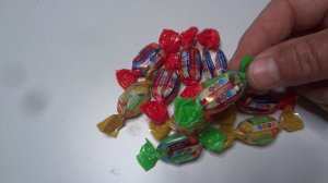 Взял на пробу Карамель с Начинкой со Вкусом Лимона Малины Яблока с Добавлением Сока Моя Цена