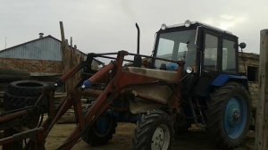 МТЗ 82. 12 В стартер подключен на 24В