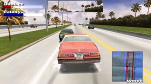Driver 1 (1999) - Miami Freeride | Old PC Game in 1080p 50 fps