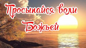 Просыпайся воли Божьей. Молитвенные лействия. 19.04.25г.