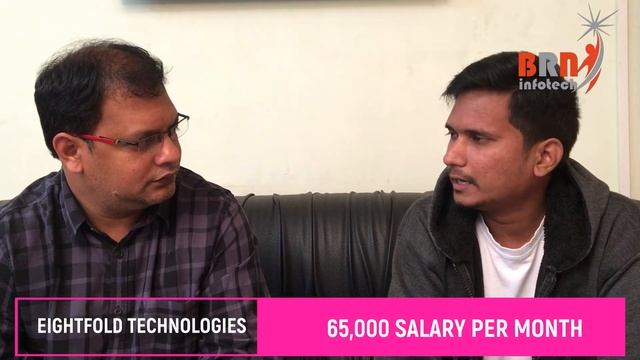 HEALTH CARE INDUSTRY to SOFTWARE INDUSTRY with a SALARY of "65,000" per month.