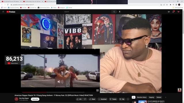 Ramee Dies Laughing Watching American Rapper React to CG Anthem! | NoPixel RP | GTA | CG