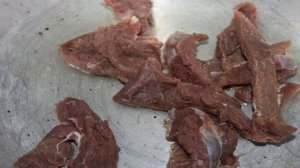 Тушенный картофель с овощами и утиной грудкой