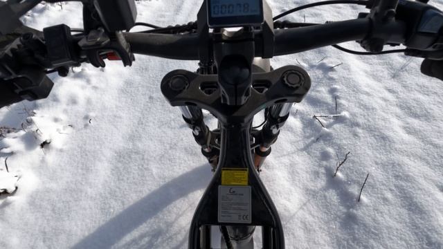 Kugoo Kirin V5  зимой