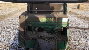 Прессую по снегу! Прф-145 в работе