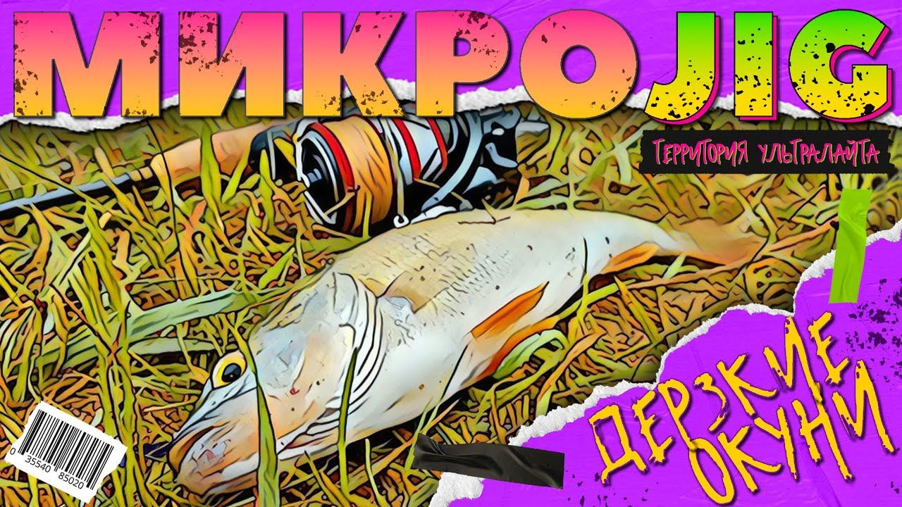 Дерзкие поклевки окуней на ультралайт ► МИКРОДЖИГ