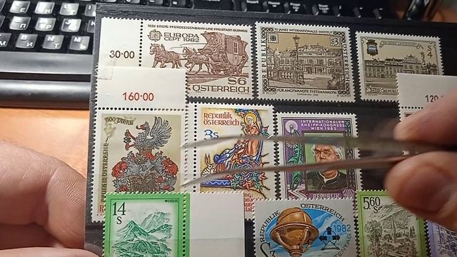 Смотрим марки Австрии.филателия марки хобби stamp philately hobby