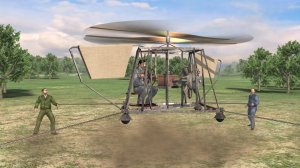 Как устроен первый прототип вертолёта ? Эксперимент с вертолётом (Оскар Ашбот, 1928)